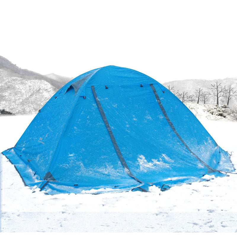 Double Camping Tent With Aluminum Poles
