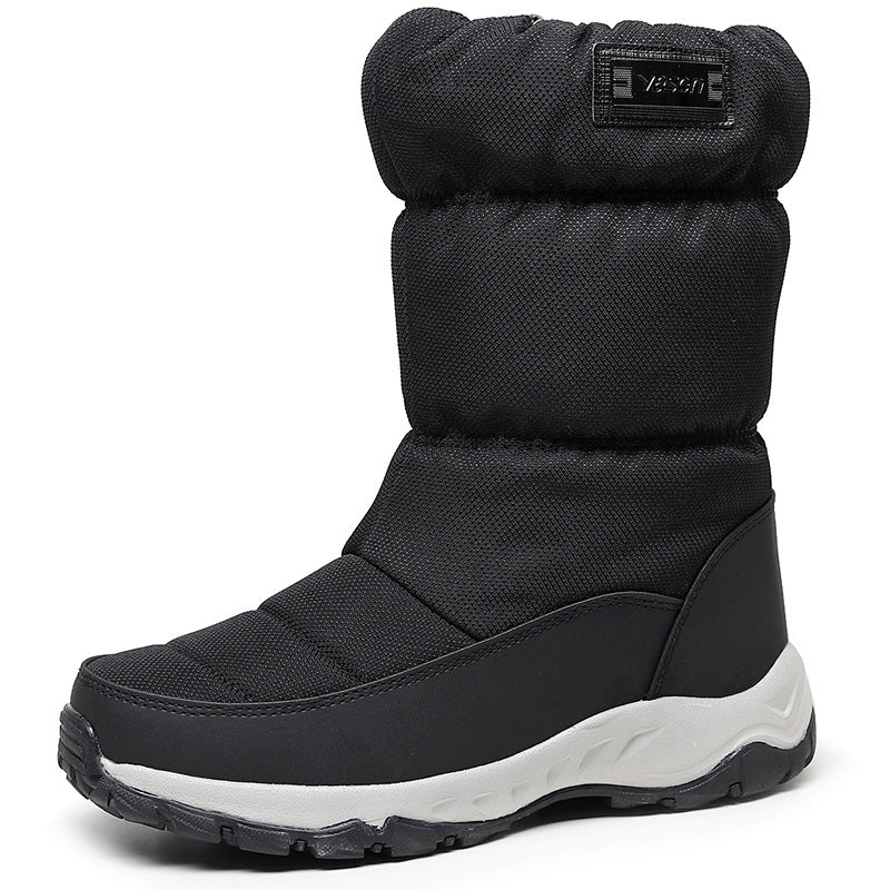 Men's Waterproof Fleece-Lined Snow Hiking Boots