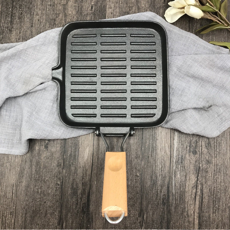Cast Iron Folding Camping Skillet Pan