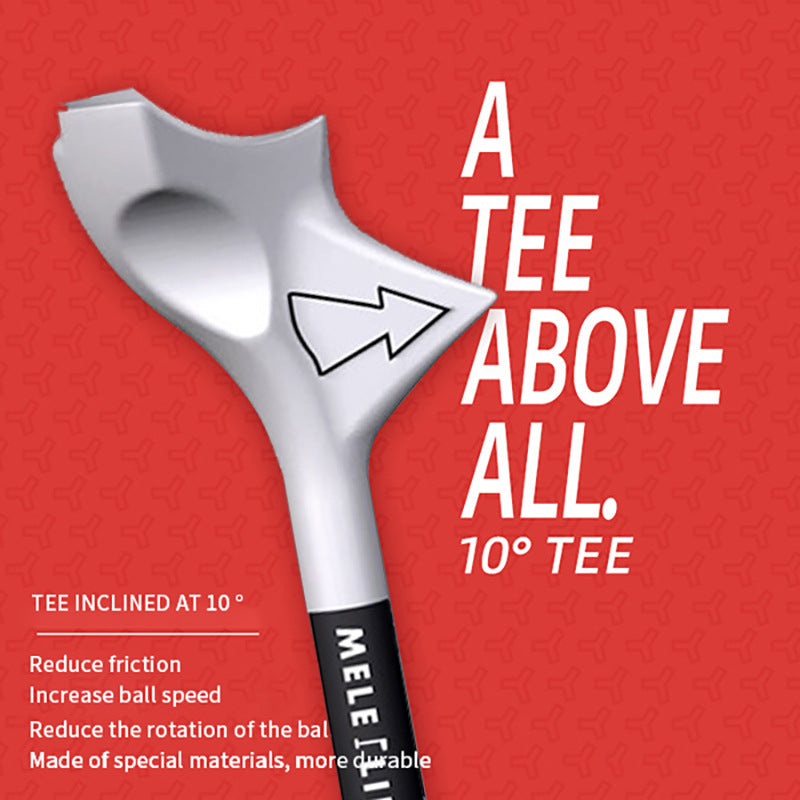 Durable 10° Golf Ball Tee With Balance