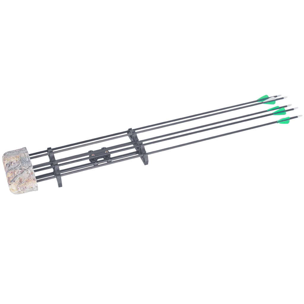 Archery Arrow Quiver 5 Arrow Holder Black Camo