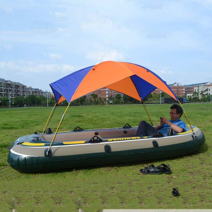 Inflatable Kayak Canopy Sun Shade Waterproof Boat Shelter