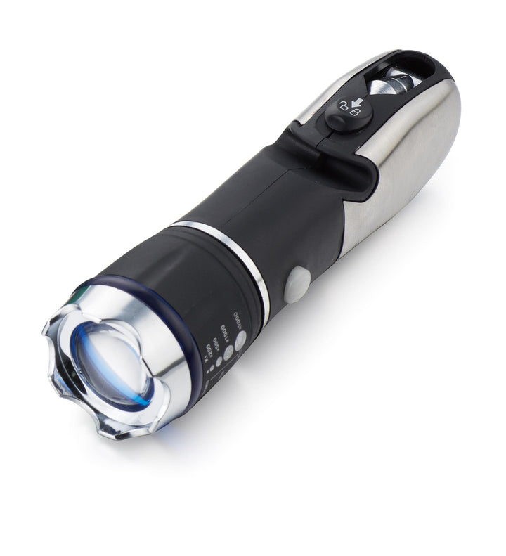 Multifunction LED Camping Flashlight With Safety Hammer
