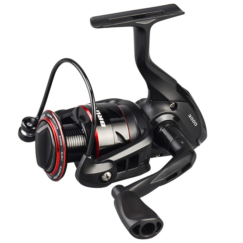 All Metal Spinning Fishing Reel Telescopic Rod Combo