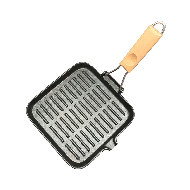 Cast Iron Folding Camping Skillet Pan