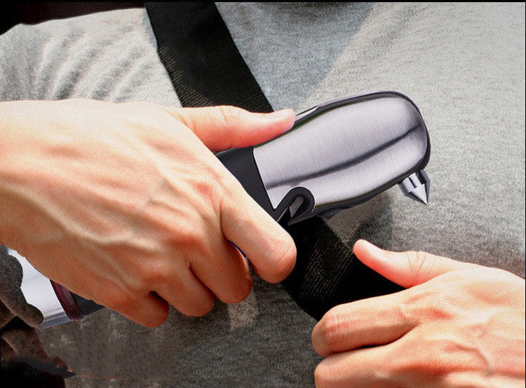 Multifunction LED Camping Flashlight With Safety Hammer