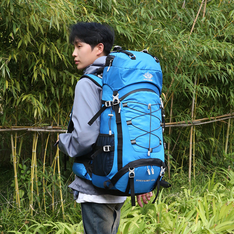 60L Large Capacity Outdoor Hiking & Camping Backpack