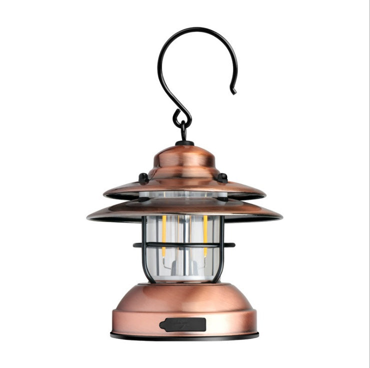 Portable Retro USB Camping Lantern L-088