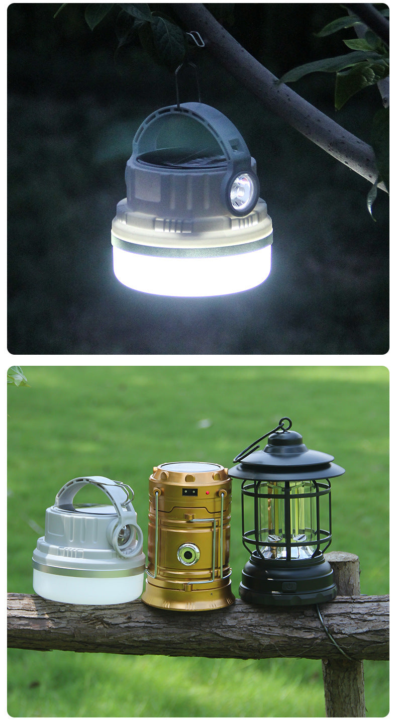 Retro Rechargeable Outdoor Camping Lantern