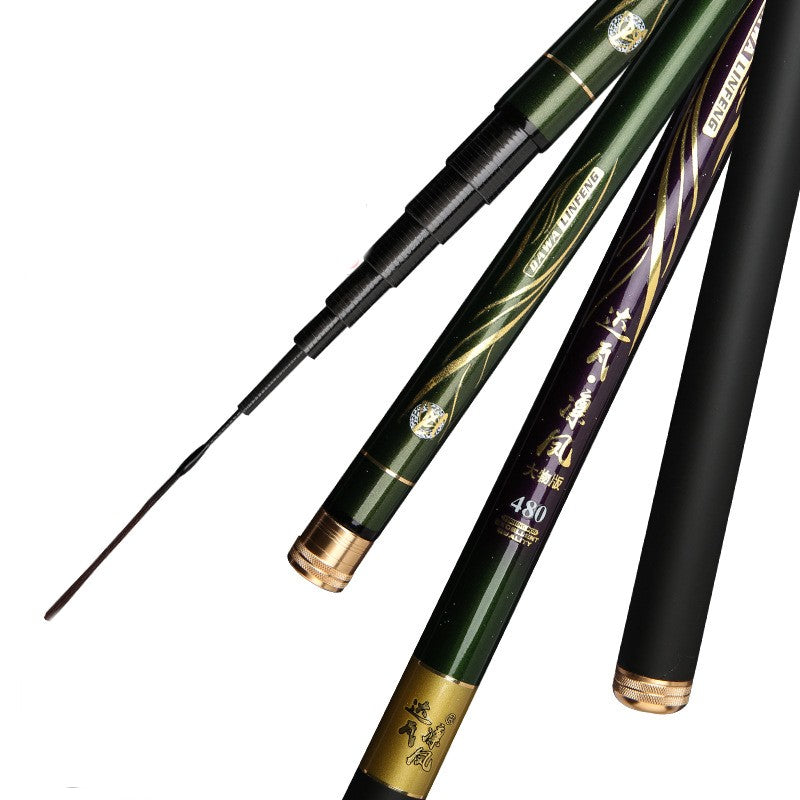 High Carbon Light Hard Fishing Rod 6H19 Black Pit Rod