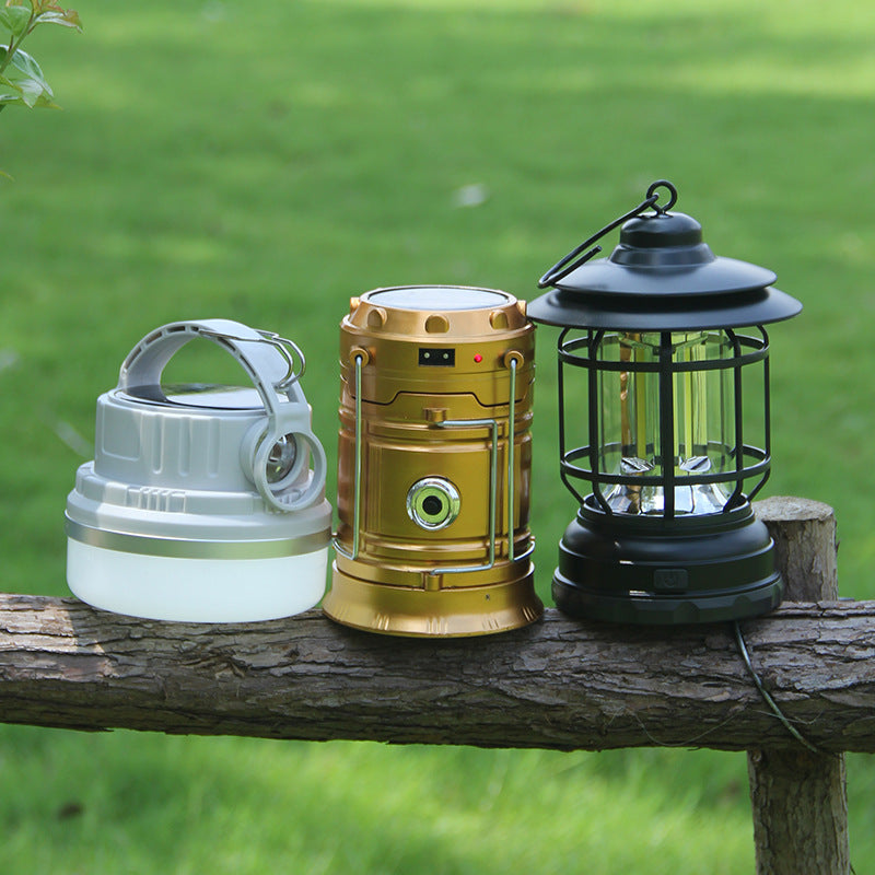 Retro Rechargeable Outdoor Camping Lantern