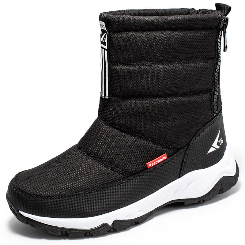 Men's Waterproof Fleece-Lined Snow Hiking Boots