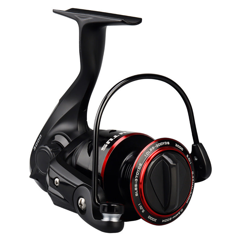 All Metal Spinning Fishing Reel Telescopic Rod Combo